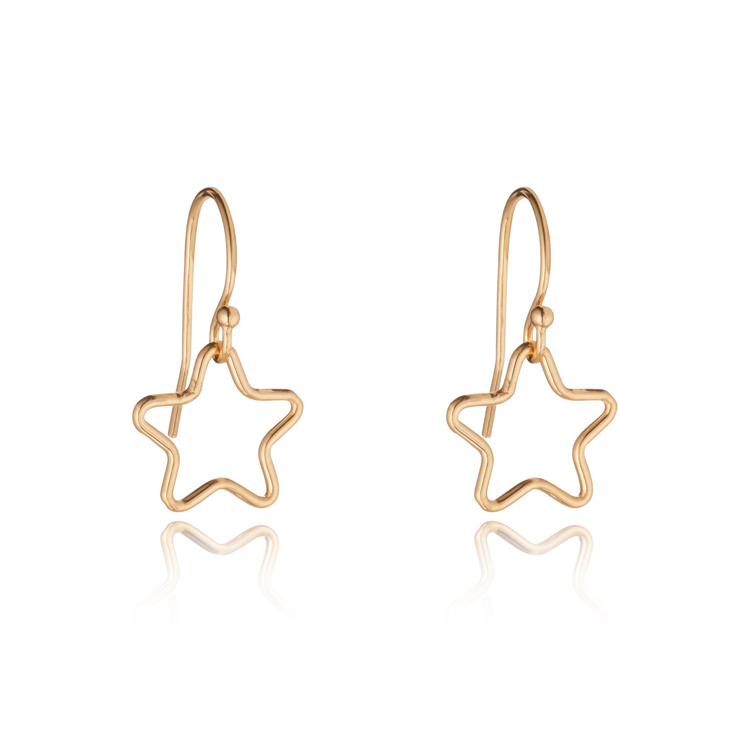 14kt Gold Filled Star Charm Earrings - MoMuse Jewellery
