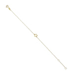 9kt Gold Open Star Bracelet - MoMuse Jewellery