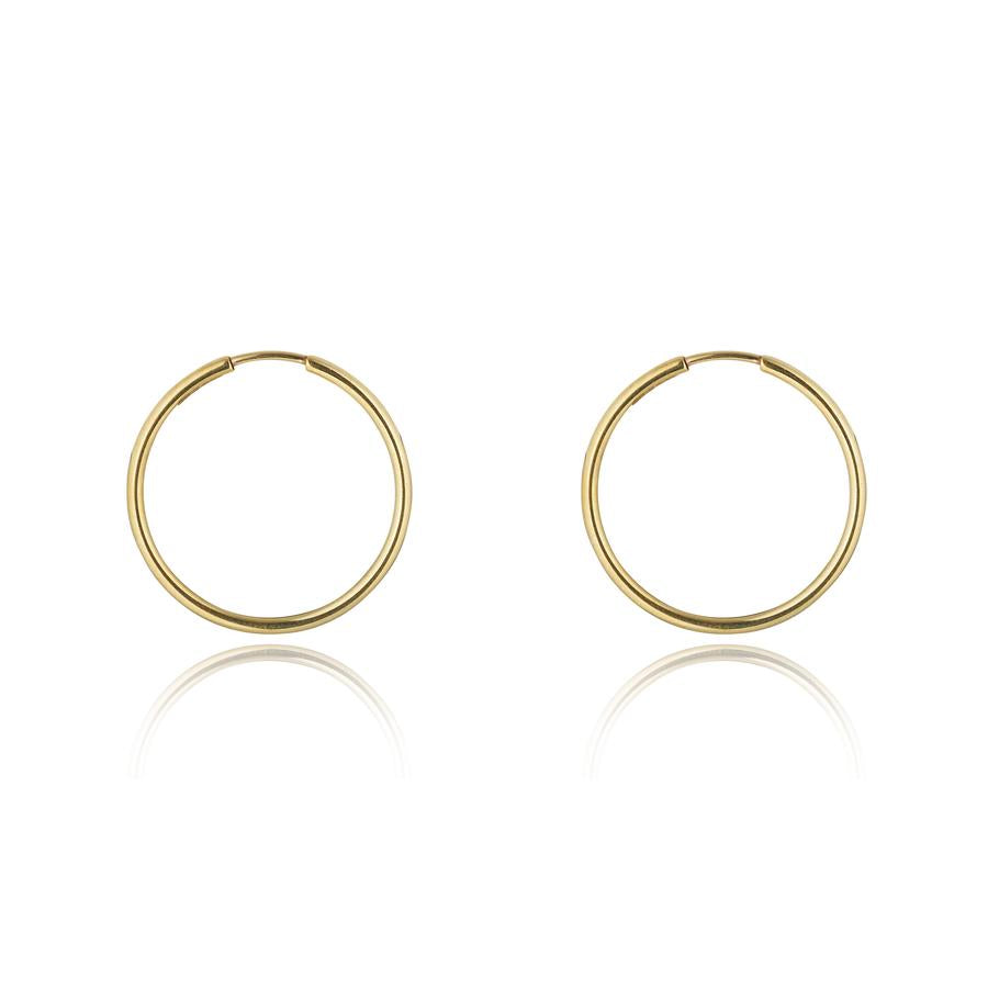 9kt Gold Hoop Earrings