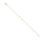9kt Gold Moon & Star Bracelet - MoMuse Jewellery