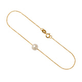 9kt Gold Freshwater Pearl Bracelet - MoMuse Jewellery