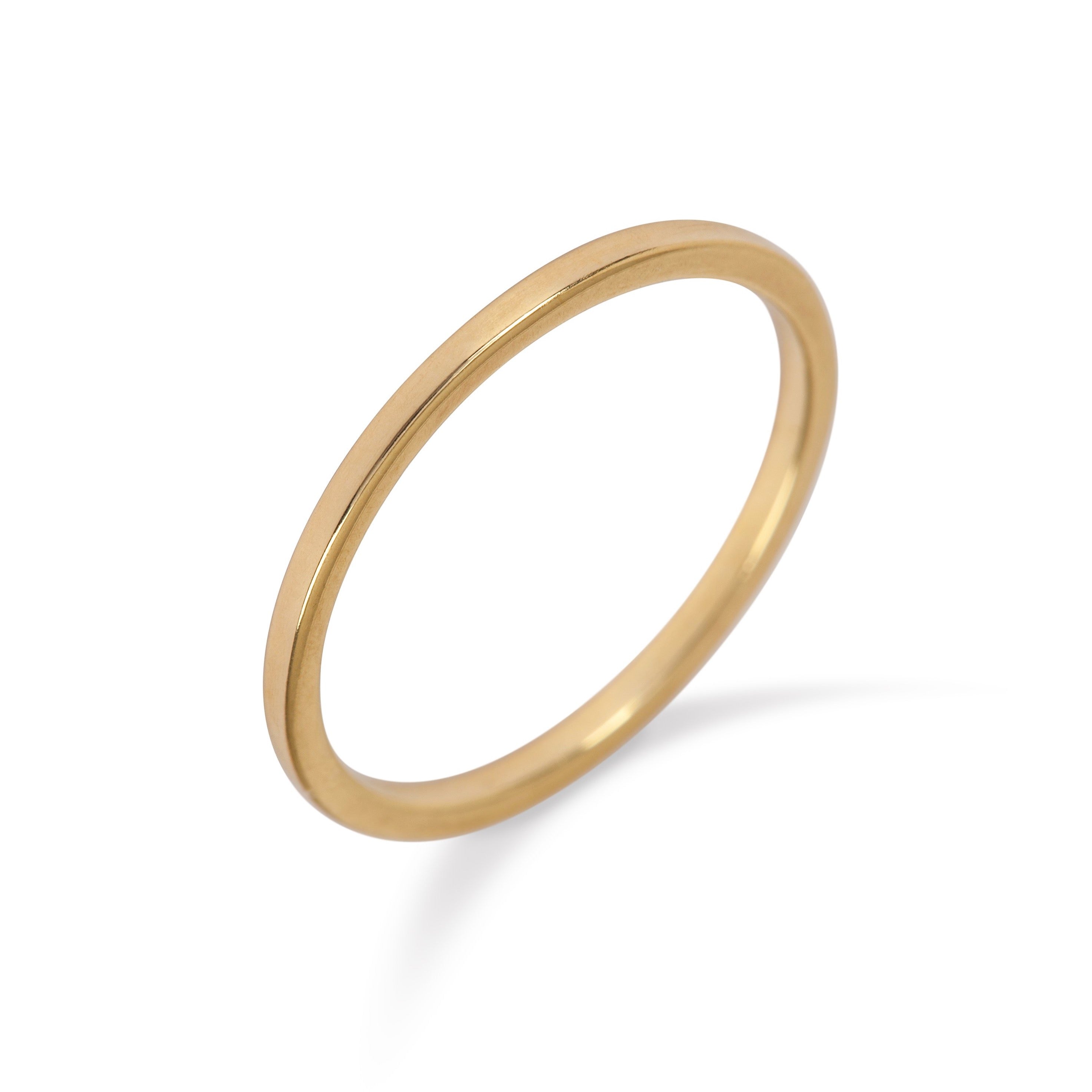 9kt Yellow Gold Plain Band - MoMuse Jewellery