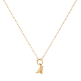 9kt Gold Bird Pendant - MoMuse Jewellery