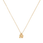 9kt Gold Elephant Necklace - MoMuse Jewellery