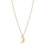 9kt Gold Moon Necklace - MoMuse Jewellery