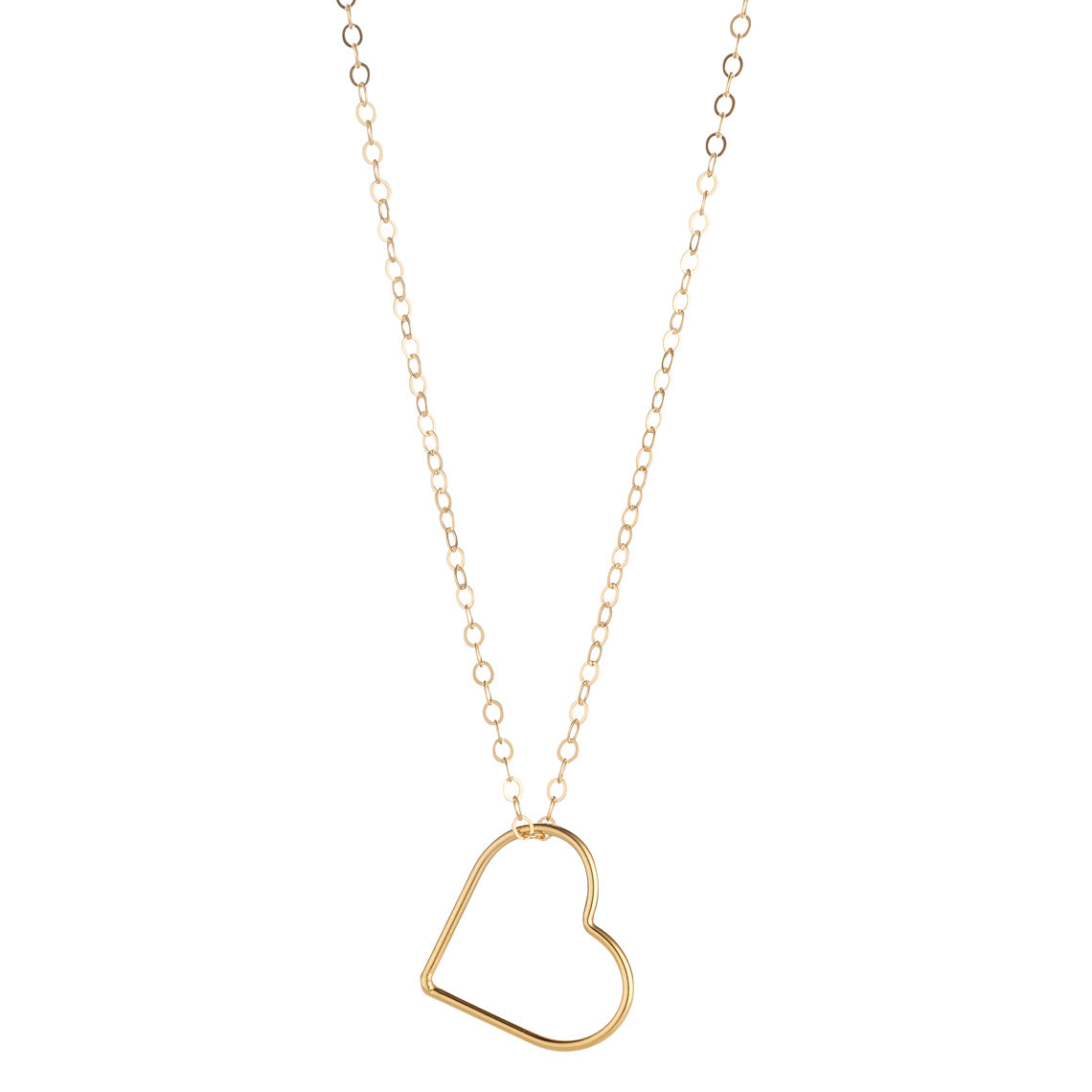 14kt Gold Filled Heart Pendant (Small) - MoMuse Jewellery