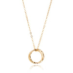 14kt Gold Filled Double Fused Circle Pendant - MoMuse Jewellery