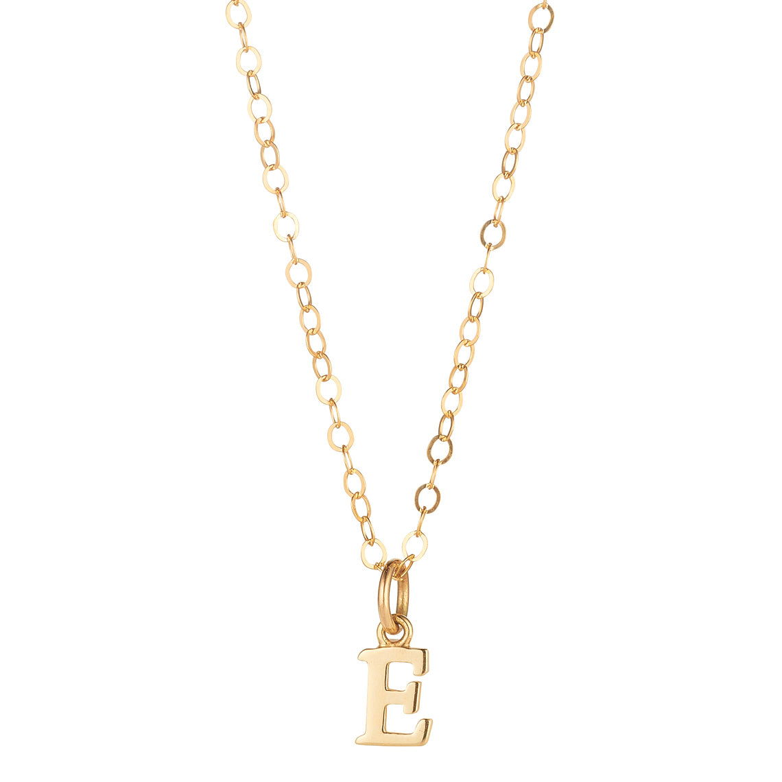 9kt Gold Initial Pendant (A to Z) - MoMuse Jewellery
