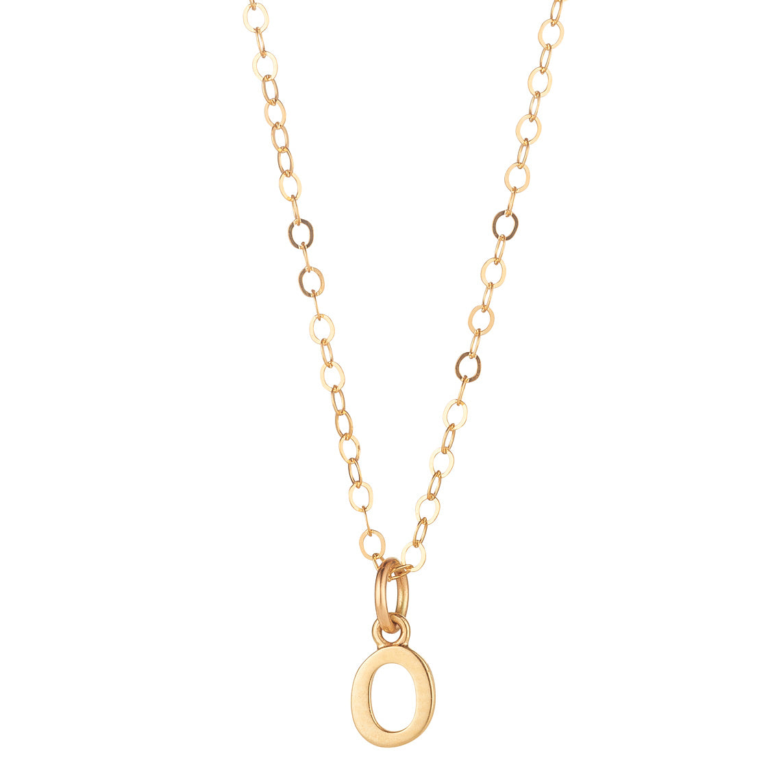 9kt Gold Initial Pendant (A to Z) - MoMuse Jewellery