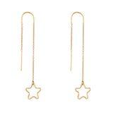 14kt Gold Filled Star Threader Earrings - MoMuse Jewellery