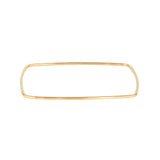 9kt Gold Square Bangle - MoMuse Jewellery