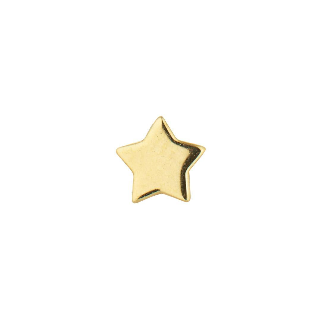 9kt Gold Star Stud Earrings