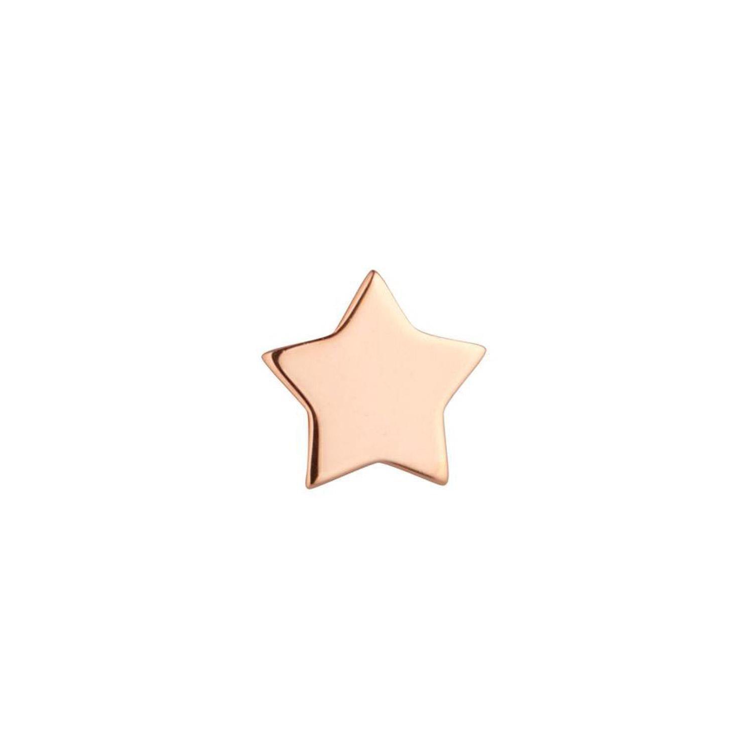 9kt Gold Star Stud Earrings