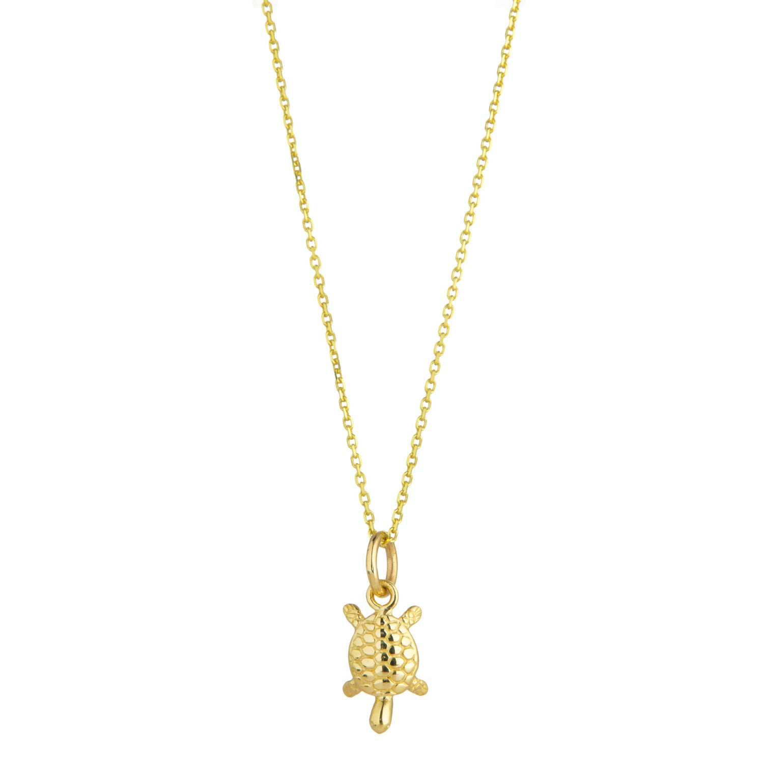 9kt Gold Turtle Pendant - MoMuse Jewellery