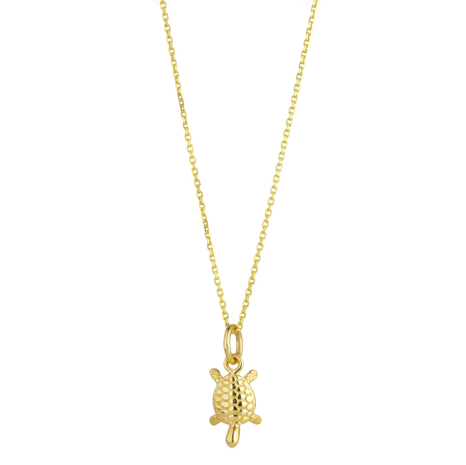 9kt Gold Turtle Pendant - MoMuse Jewellery