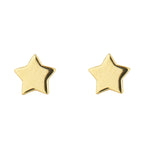 9kt Gold Star Stud Earrings - MoMuse Jewellery